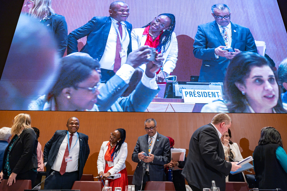 Closing Plenary meeting of the 77th World Health Assembly at the Palais des Nations in Geneva, Switzerland, on 1 June 2024. Related: https://www.who.int/about/accountability/governance/world-health-assembly/seventy-seventh