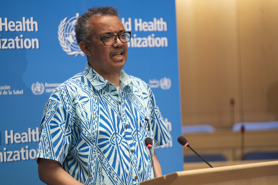 Seventy-third World Health Assembly, Geneva, Switzerland, 18-19 May 2020 (de minimis).

The World Health Assembly will reconvene later in the year.

WHO Director-General, Dr Tedros Adhanom Ghebreyesus during the closing session of the 73rd World Health Assembly — 19 May 2020.

The DG’s closing speech to delegates of the 73rd WHA was made in a shirt from Tonga, presented to Dr Tedros last year during a visit to several islands in the Pacific, where he was welcomed by a choir of nurses. He wore the shirt again as a gesture of thanks and solidarity, in the hope that the choir expected to perform this year at the WHA will be able to travel for the WHA in 2021.

In this spirit of solidarity, he thanked all Member States who have expressed their support at the Assembly, throughout the pandemic and for adopting the resolution, which calls for an independent and comprehensive evaluation of the international response – including, but not limited to, WHO’s performance.

“We welcome any initiative to strengthen global health security, and to strengthen WHO, and to be more safe.As always, WHO remains fully committed to transparency, accountability and continuous improvement. We want accountability more than anyone”.

He also thanked the members of the Independent Oversight Advisory Committee for their continuous work to review WHO’s work in health emergencies, and in particular for their report on the COVID-19 response published yesterday, that covers from the start of the pandemic until April.

He reminded delegates that inspire of all our differences, we are one human race, and we share the same planet. COVID-19 has taken from us, but it has also given a reminder of what really matters, and the opportunity to forge a common future.