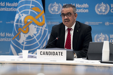 Nomination of candidate for the post of Director-General. WHO Director-General Dr Tedros Adhanom Ghebreyesus makes a presentation to the Executive Board. The 150th session of the Executive Board takes place on 24-29 January 2022. The Executive Board is composed of 34 technically qualified members elected for three-year terms. At this annual Board meeting, the members agree upon the agenda for the World Health Assembly and the resolutions to be considered there.