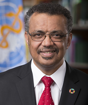 Official portrait of WHO Director-General Dr Tedros Adhanom Ghebreyesus