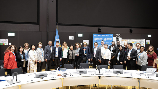 A meeting on Preparedness and Resilience for Emerging Threats (PRET) on 25 April 2023 at WHO headquarters in Geneva, Switzerland.  The Preparedness and Resilience for Emerging Threats (PRET) initiative is an innovative approach to improving disease pandemic preparedness. It recognizes that the same systems, capacities, knowledge, and tools can be leveraged and applied for groups of pathogens based on their mode of transmission (respiratory, vector-borne, foodborne etc.). PRET incorporates the latest tools and approaches for shared learning and collective action established during the COVID-19 pandemic and other recent public health emergencies. It places the principles of equity, inclusivity, and coherence at the forefront.  PRET provides a platform for national, regional and global stakeholders to collaborate to strengthen preparedness Related:  https://www.who.int/news/item/26-04-2023-who-launches-new-initiative-to-improve-pandemic-preparedness https://www.who.int/director-general/speeches/detail/who-director-general-s-remarks-at-global-meeting-on-future-respiratory-pathogen-pandemics---25-april-2023 https://www.who.int/initiatives/preparedness-and-resilience-for-emerging-threats