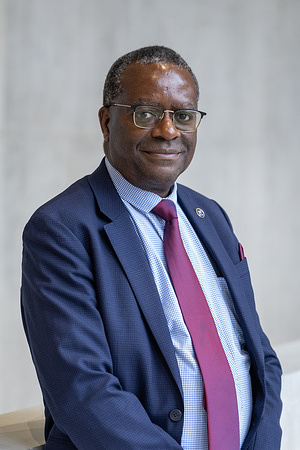 Deusdedit Mubangizi, Director, Health Products Policies and Standards, at WHO Headquarters in Geneva, Switzerland, on 21 February 2024.  Title of WHO staff and officials reflects their respective position at the time the photo was taken.