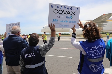 On 16 March 2021 Nicaragua received 135 000 doses of COVID-19 vaccine through COVAX. COVAX, the vaccines pillar of the Access to COVID-19 Tools (ACT) Accelerator, is co-led by the Coalition for Epidemic Preparedness Innovations (CEPI), Gavi, the Vaccine Alliance and WHO working in partnership with developed and developing country vaccine manufacturers, UNICEF, PAHO Revolving Fund,the World Bank, and others. It is the only global initiative that is working with governments and manufacturers to ensure COVID-19 vaccines are available worldwide to both higher-income and lower-income countries.